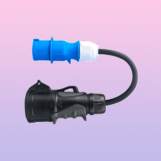 Green Cell Przejściówka Adapter Siłowy Niebieski