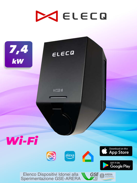 ELECQ Home AC 7,4kW - WiFi - jednofazowe