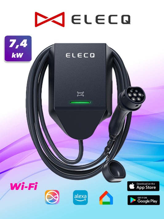 ELECQ Home AC 7,4kW - WiFi -KABEL  jednofazowe